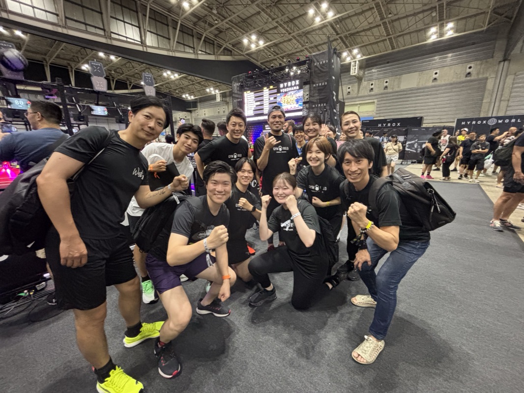 HYROX大会もチームで参戦